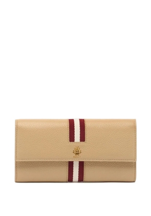 Bally Hera grained leather wallet - Neutrals