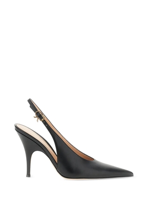 Gianvito Rossi Sofia pointed-toe buckle-detail pumps - Black