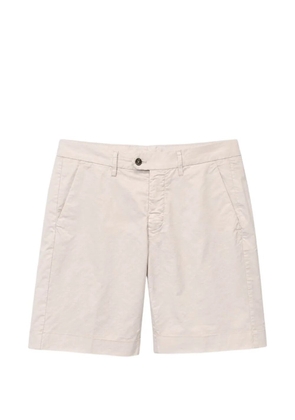 Mason's logo-embroidered flap-pocket shorts - Neutrals
