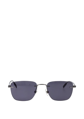 Montblanc rimless rectangle-frame sunglasses - Grey