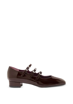 Carel Paris Ariana triple-strap ballet flats - Brown
