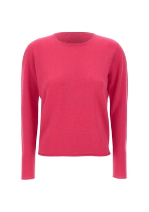 SWEET CASHMERE Ayla rolled-finish sweater - Pink