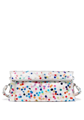 Maison Margiela 5AC confetti-print pouch - White