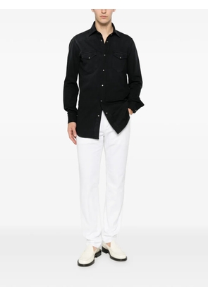 SARTORIO NAPOLI buttoned cotton shirt - Black