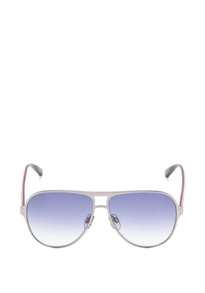 Tommy Hilfiger gradient-lens pilot-frame sunglasses - Silver