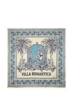 ALEMAIS Villa Romantica patterned scarf - Neutrals