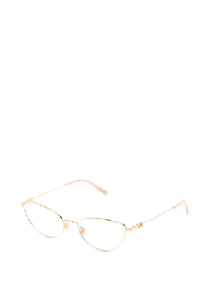 VALENTINO GARAVANI EYEWEAR VLogo cat-eye glasses - Gold