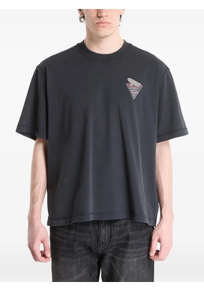 GUESS USA logo-print graphic-print T-shirt - Grey