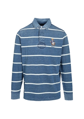 Polo Ralph Lauren Polo Bear striped polo shirt - Blue