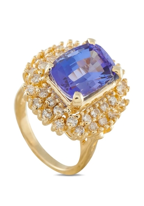 LB Exclusive tanzanite and diamond ring - Gold