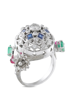 LB Exclusive multi-stone ring - Silver