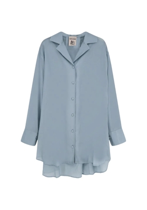 Semicouture Rachelle oversized-fit shirt - Blue