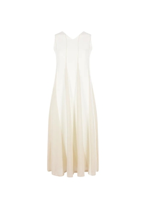 CFCL sleeveless V-neck midi dress - White