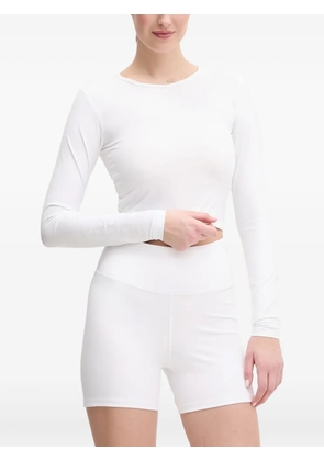 Casall long-sleeve cropped T-shirt - White
