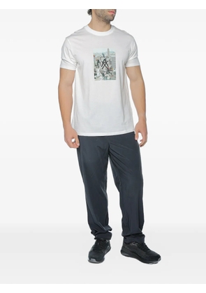 Armani Exchange elasticated-waistband trousers - Blue