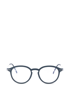 Silhouette round-frame glasses - Blue
