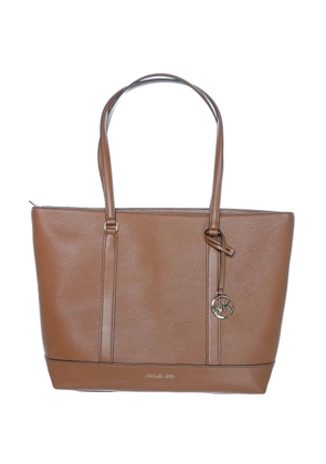Michael Kors logo-charm tote bag - Brown