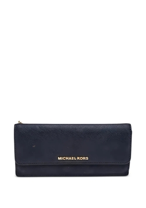Michael Kors Vintage Jet Set leather wallet - Blue