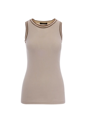 Fabiana Filippi ribbed-knit tank top - Neutrals