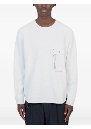 and Wander long-sleeve sweatshirt - White