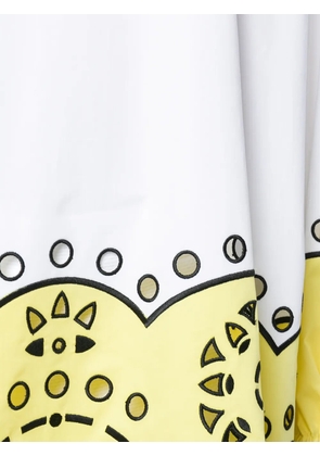 PUCCI broderie-anglaise scalloped blouse - White
