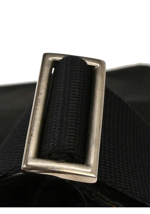 Prada Pre-Owned 1990-2000s buckled messenger bag - Black