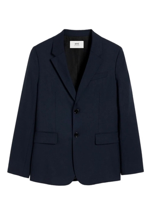 AMI Paris single breasted wool blazer - Blue