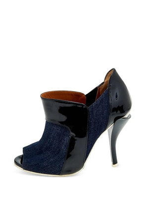 Fendi Pre-Owned peep-toe ankle boots - Blue