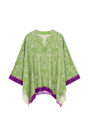 Shanghai Tang graphic-print tunic - Green
