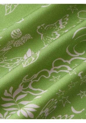 Shanghai Tang graphic-print tunic - Green