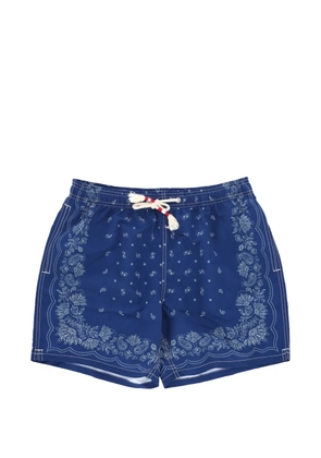 MC2 Saint Barth Gustavia paisley-print swim shorts - Blue