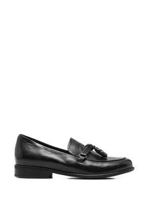 SERGIO MORETTI FIRENZE T-bar buckle-fastening ballet flats - Brown