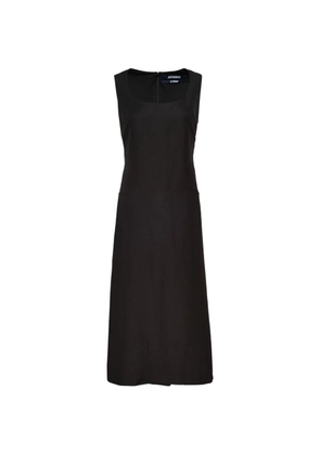 Jacquemus Tablier midi dress - Black