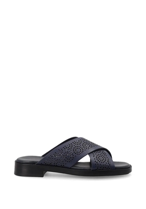 FRAU perforated crossover sandals - Blue