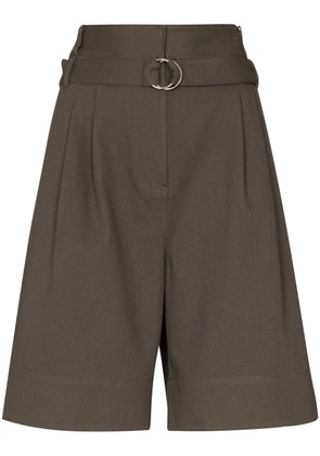 Tibi Jenson high-waist shorts - Green