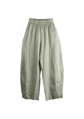 Cortana striped elasticated-waistband trousers - Grey