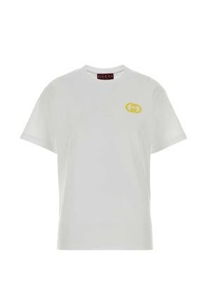 Gucci logo cotton T-shirt - White
