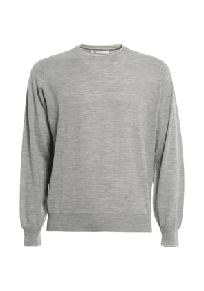 Brunello Cucinelli crew-neck long-sleeve sweatshirt - Grey
