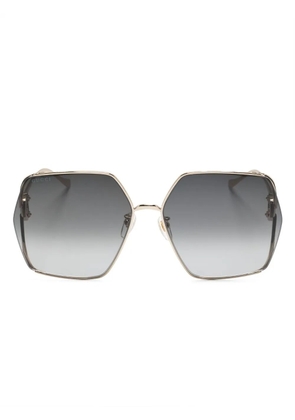 Gucci Eyewear oversize square-frame sunglasses - Gold