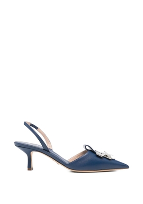 Rodo buckle-detail slingback pumps - Blue