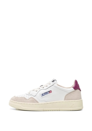 Autry Medalist panelled leather sneakers - White