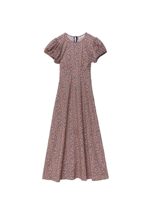 DÔEN floral-print puffed-sleeve dress - Neutrals