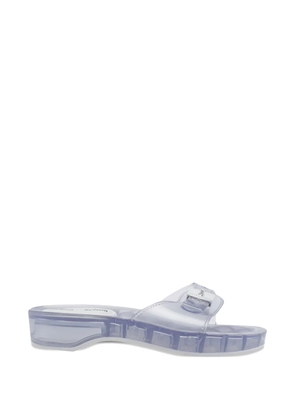Melissa x Scholl buckle-fastening sandals - Grey