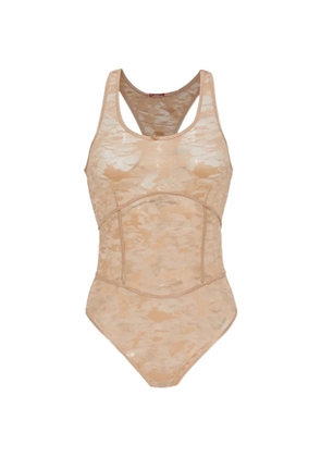Diesel lace racerback bodysuit - Neutrals