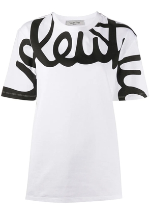 Valentino Garavani logo script T-shirt - White