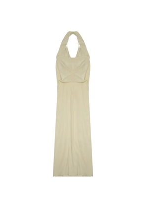 Alysi silk midi dress - Yellow