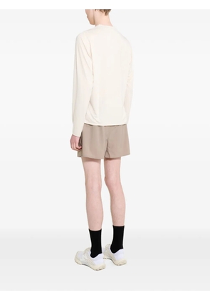 Portal Marka Liner logo-embroidered shorts - Brown
