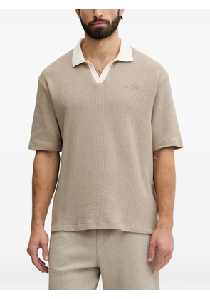 GUESS USA logo-detail T-shirt - Neutrals