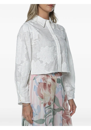 Ted Baker Luinna cropped shirt - White