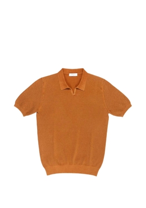 Boglioli fine-knit polo shirt - Orange